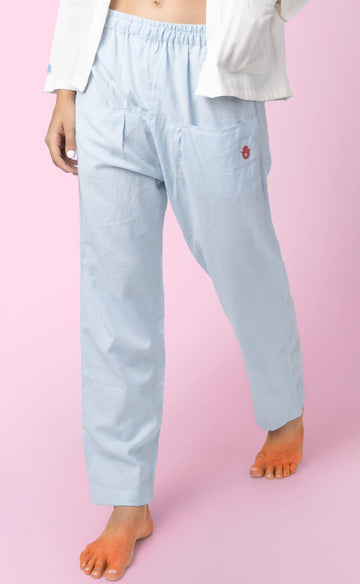 Mati - Blue Casual Outing Pants