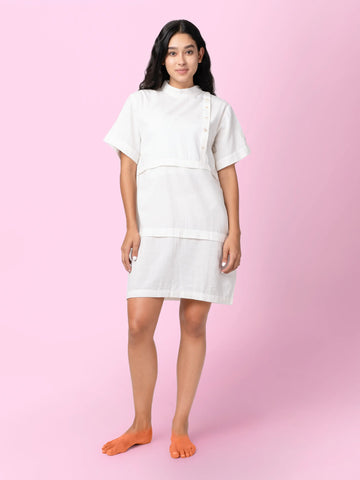 Patti - Natural Sheath Dress