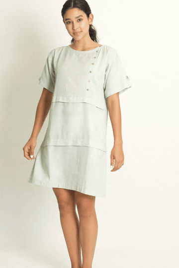 Paty - Green Sheath Dress