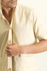 Nomad - Beige Hooded Shirt with Pockets