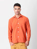 Kaya - Rust Drop Shoulder Shirt