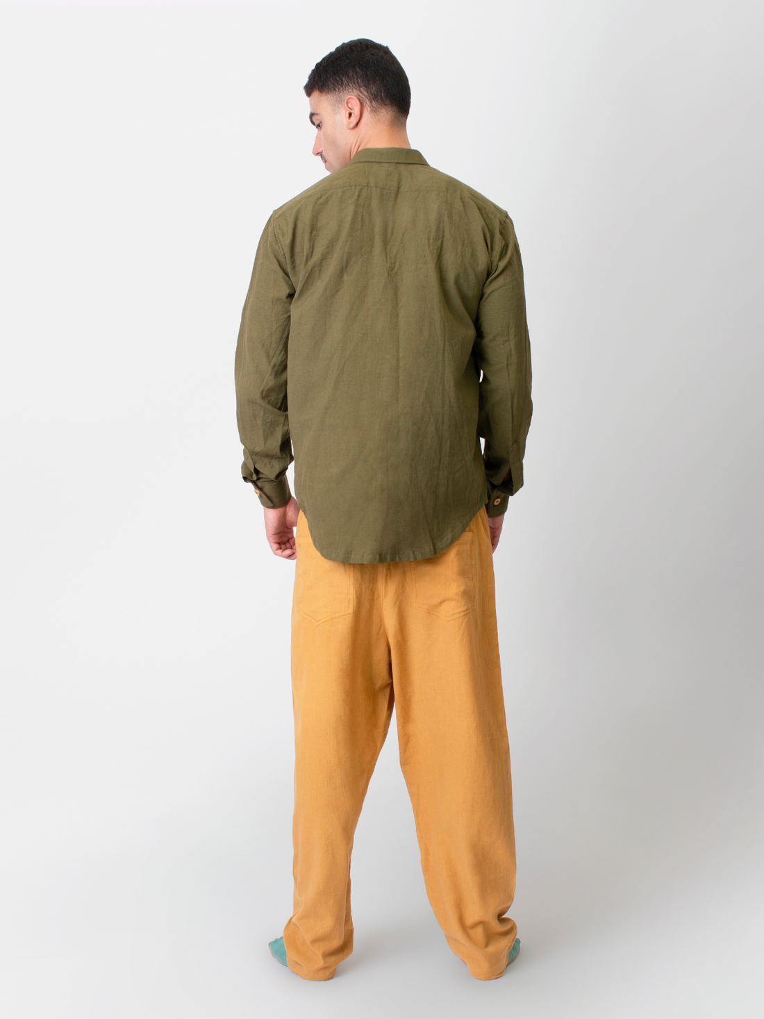 Canyon - Olive Shirt with Flap Pockets