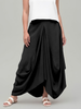 Hary - Black Draped Harem Skirt