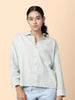 Kaya - Green Drop Shoulder Shirt