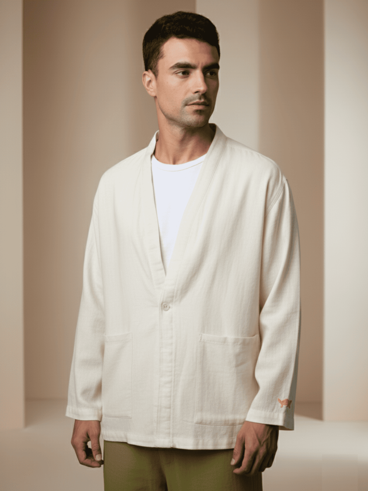 Drift - Beige Casual Shrug