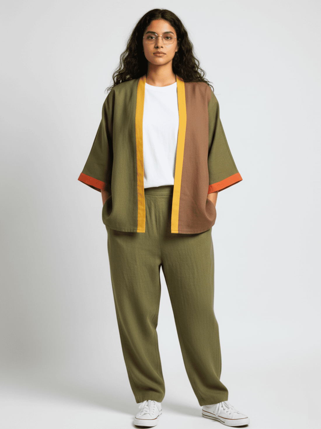 Cigo Upcycled Kimono Jacket