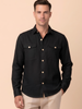 Canyon - Black Shirt with Flap Pockets