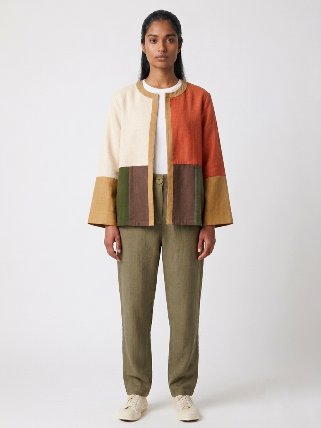 Ignis Upcycled Colour Block Jacket