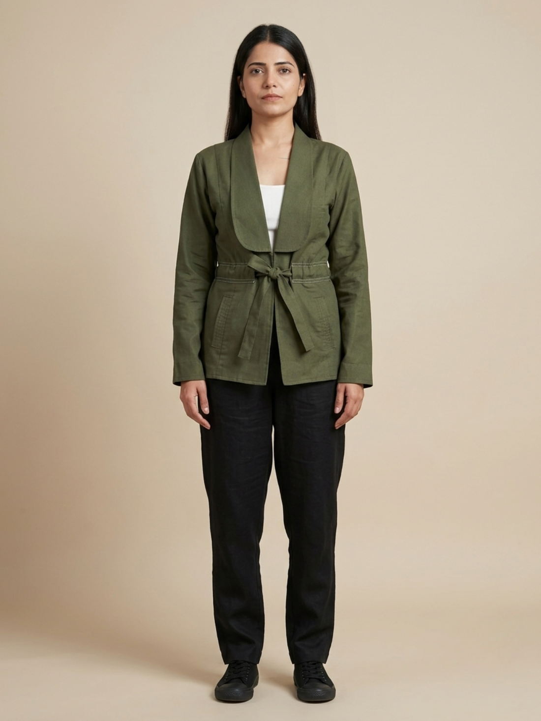 Clover Belted Blazer