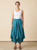 Hary - Teal Draped Harem Skirt