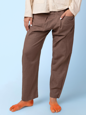 Mati - Brown Casual Outing Pants