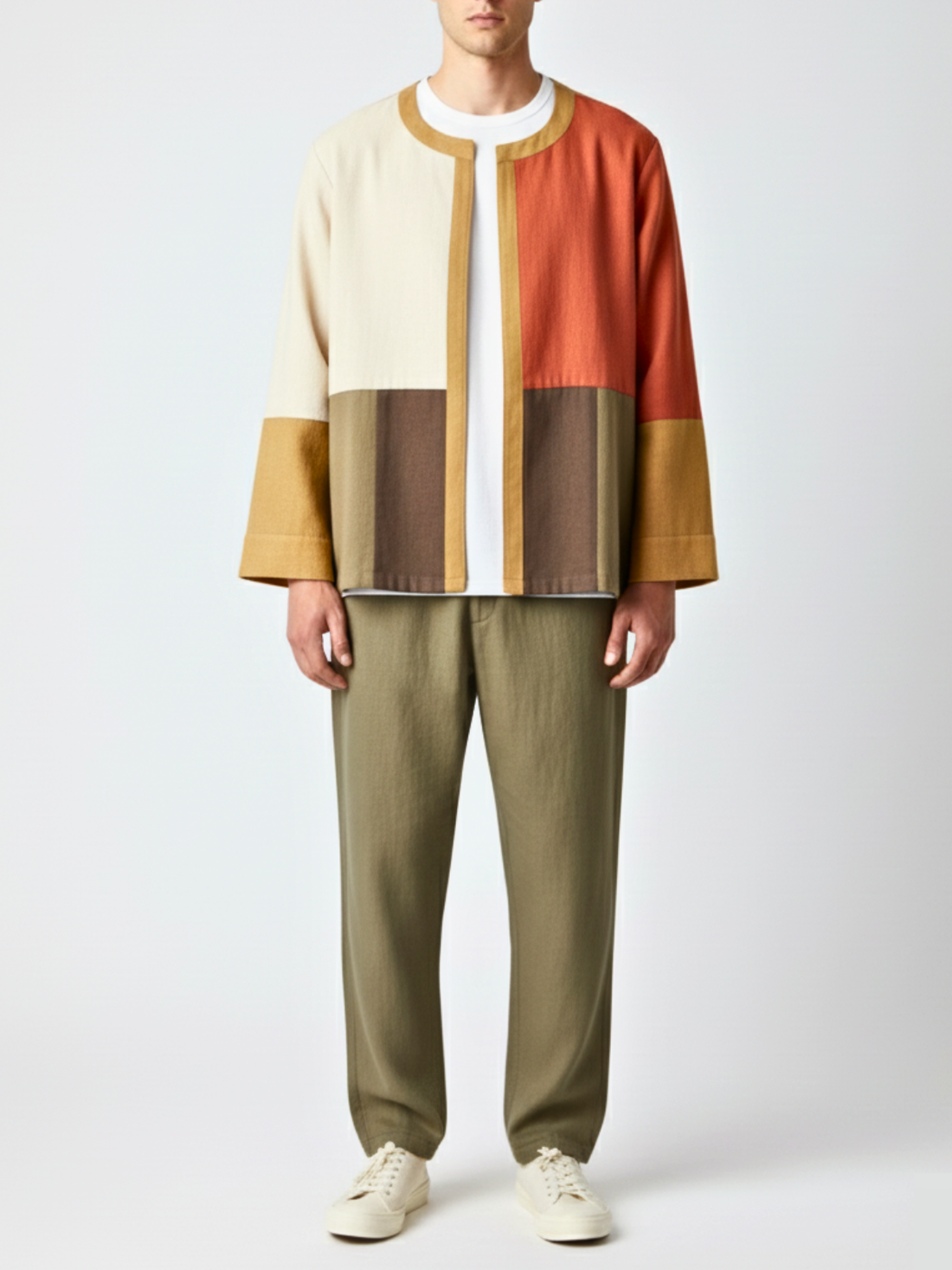 Ignis Upcycled Colour Block Jacket