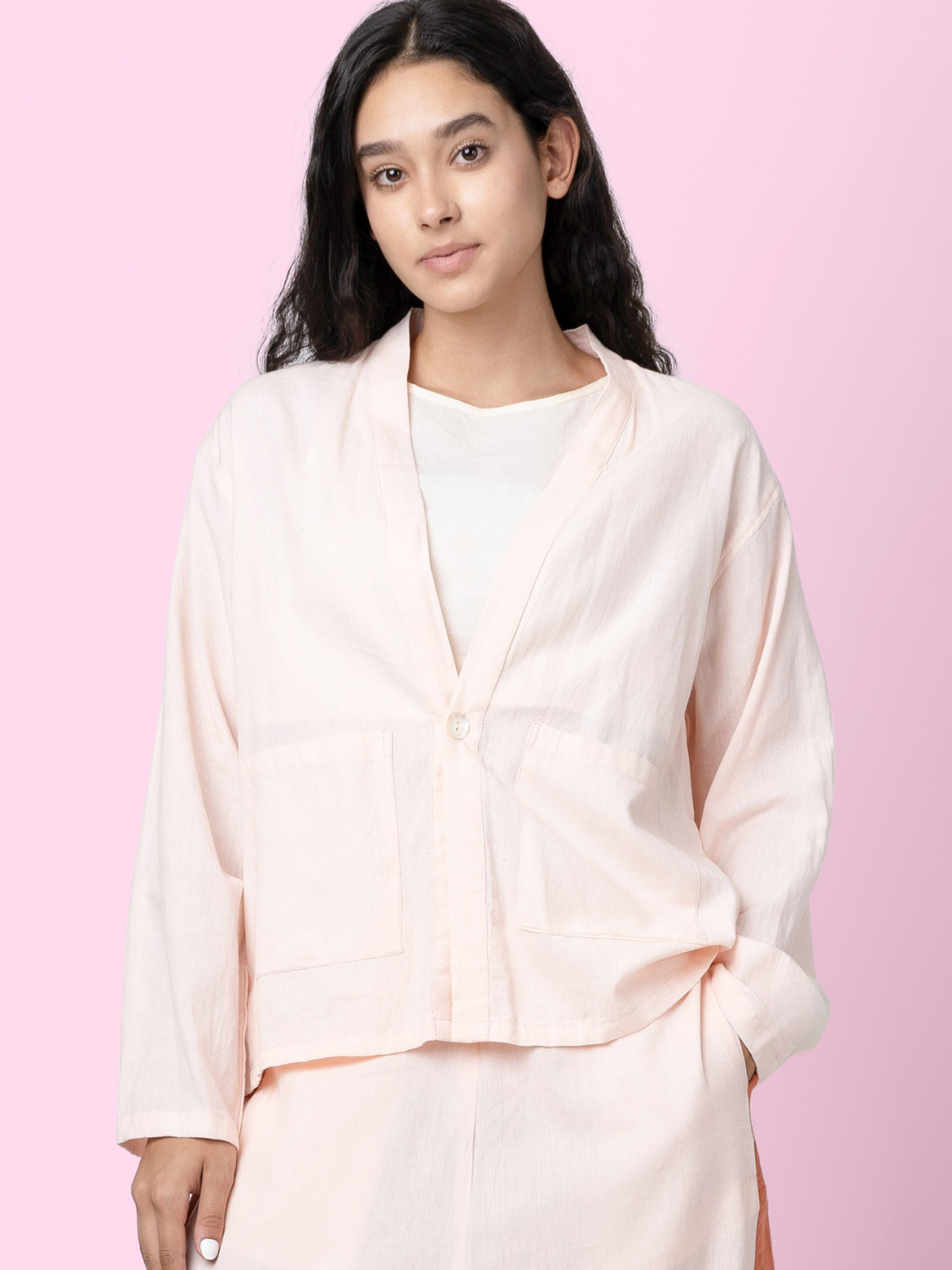 Drift - Pink Casual Shrug