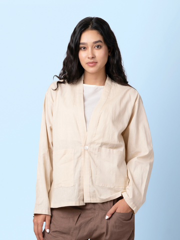 Drift - Beige Casual Shrug