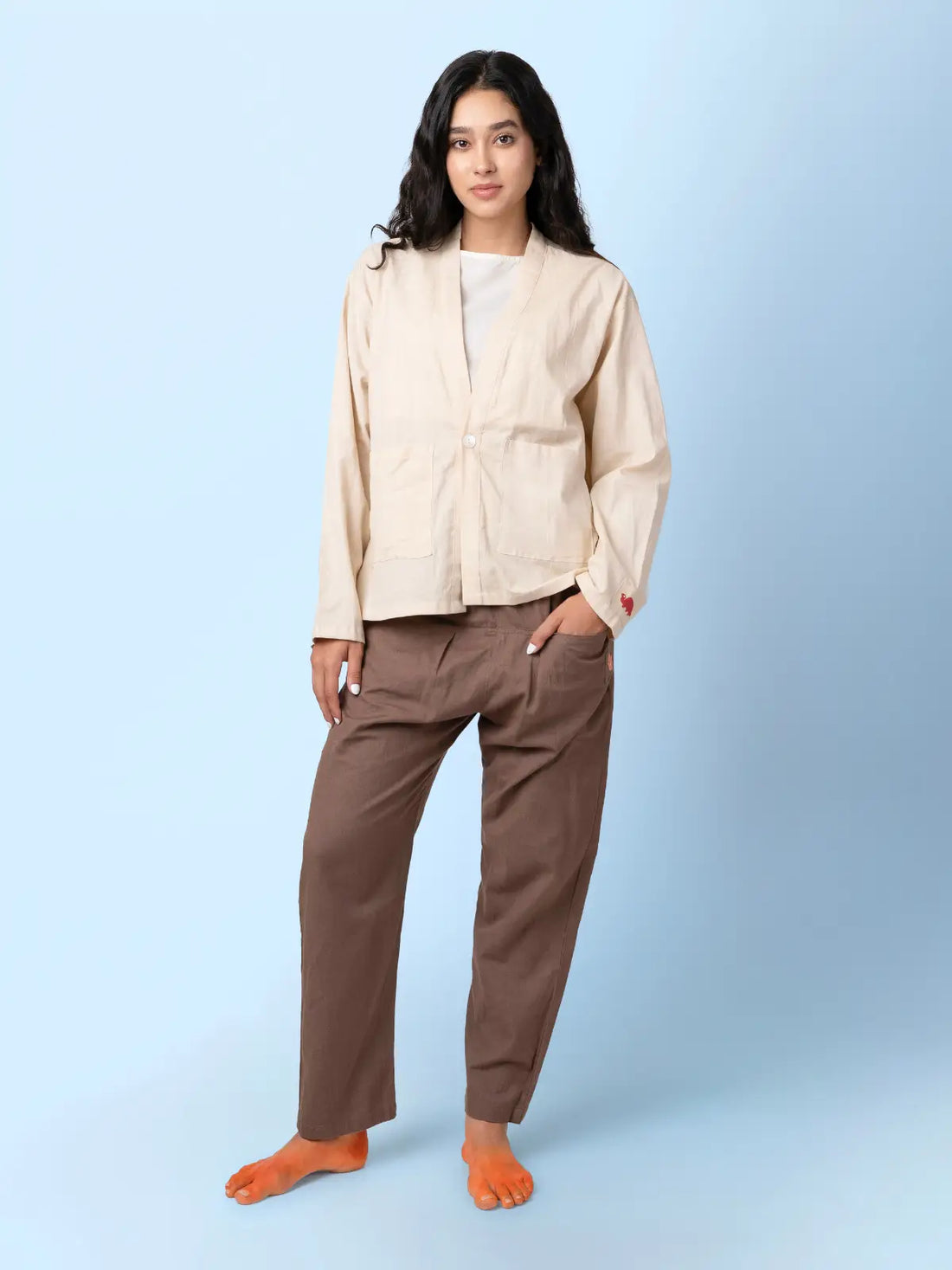 Drift - Beige Casual Shrug