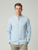Kaza - Blue Shirt with Mandarin collar