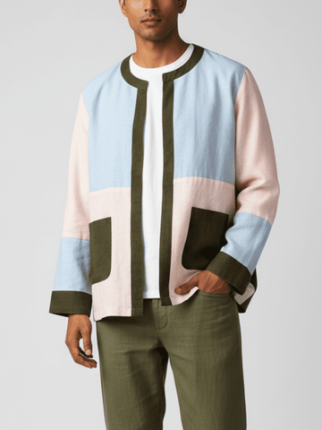Axis Upcycled Colour Block Jacket