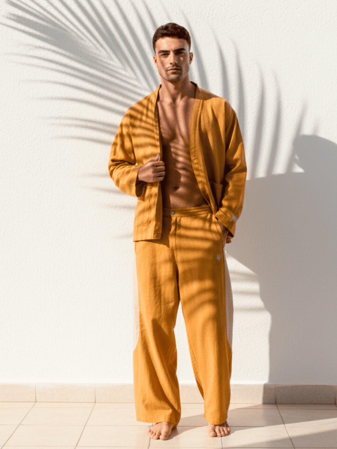 Drip Mustard Co-Ord Set