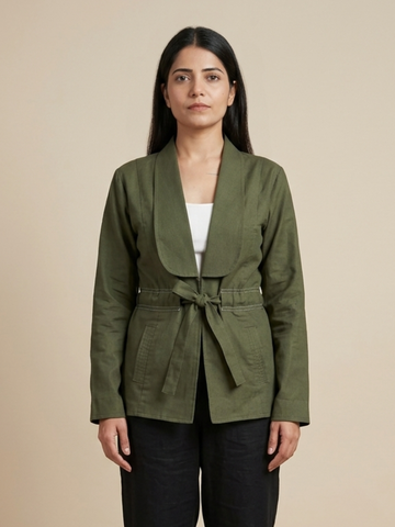 Clover Belted Blazer