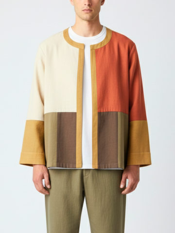 Ignis Upcycled Colour Block Jacket