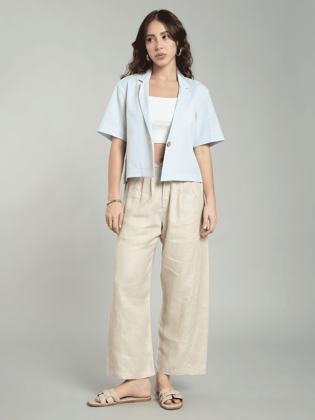 Oia Notch-Collar Waistcoat