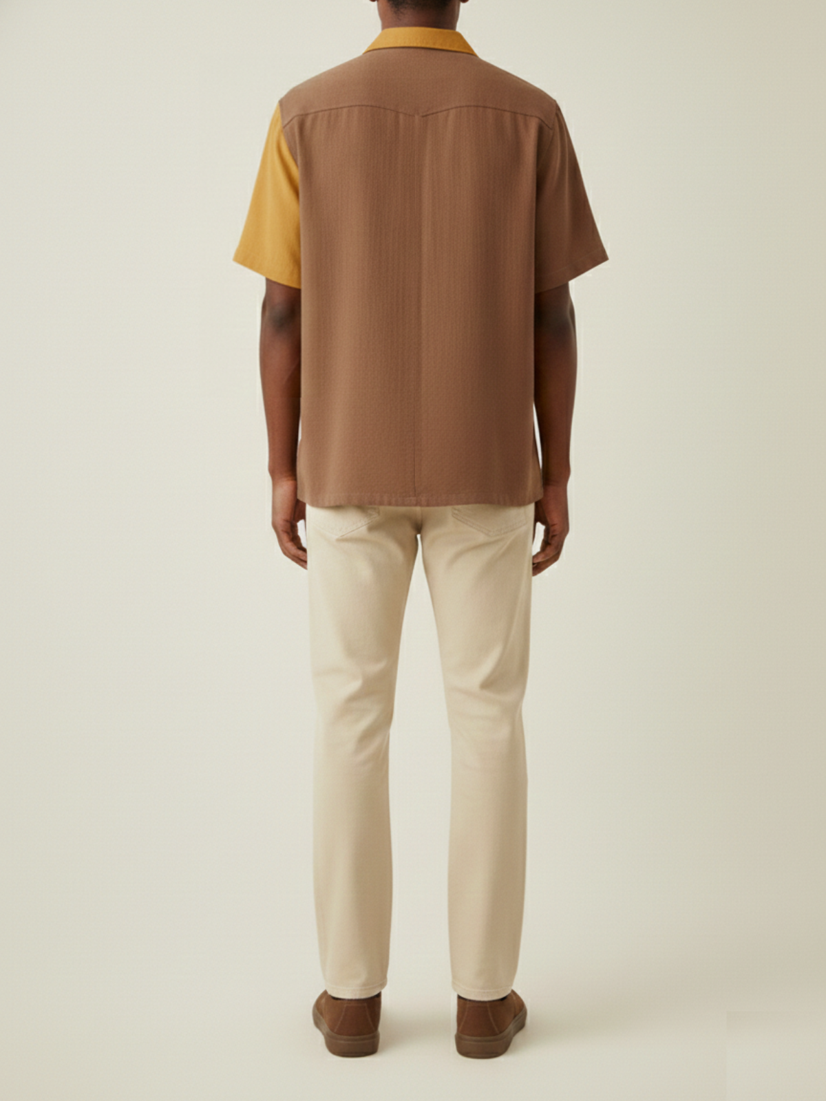Brasa Duo-color Cuban Collar Shirt image 3