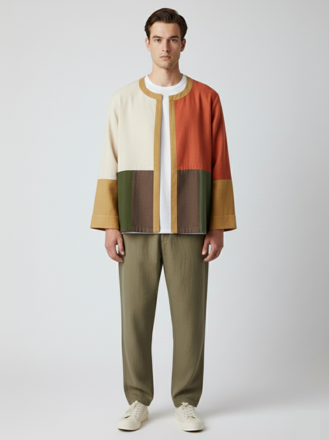 Ignis Upcycled Colour Block Jacket