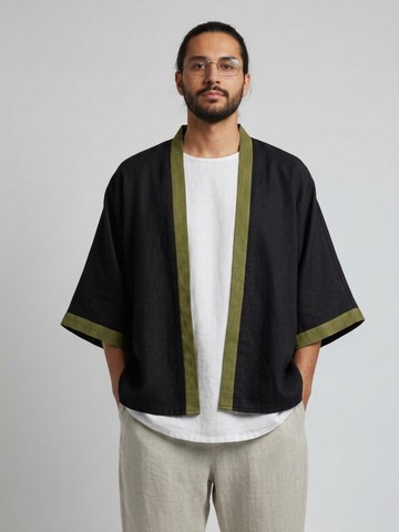 Shadow Upcycled Kimono Jacket