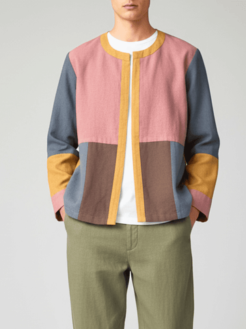 Dub Upcycled Colour Block Jacket