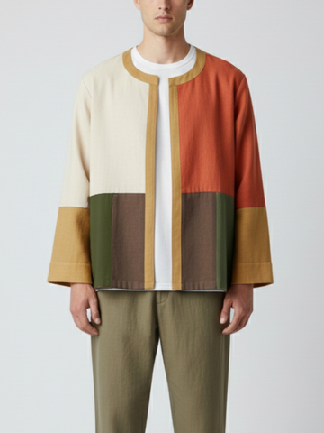 Ignis Upcycled Colour Block Jacket