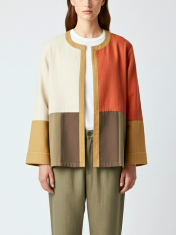 Ignis Upcycled Colour Block Jacket