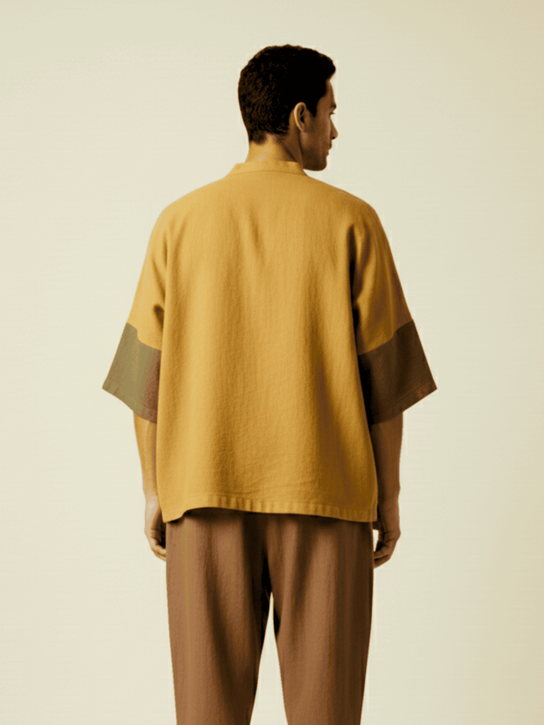 Ochre Upcycled Kimono Jacket