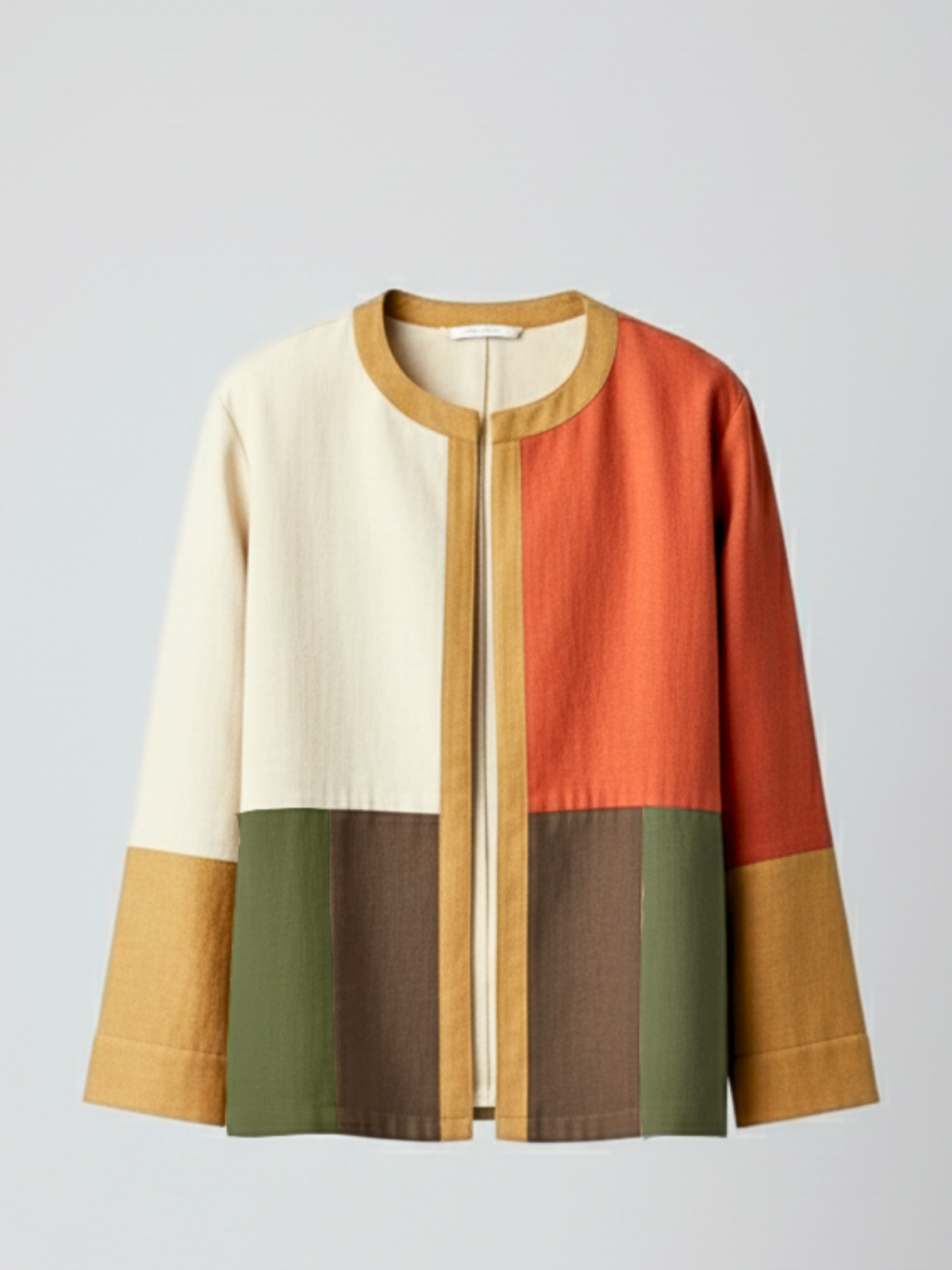 Block Style Jacket Ignis Upcycled Colour Block Jacket