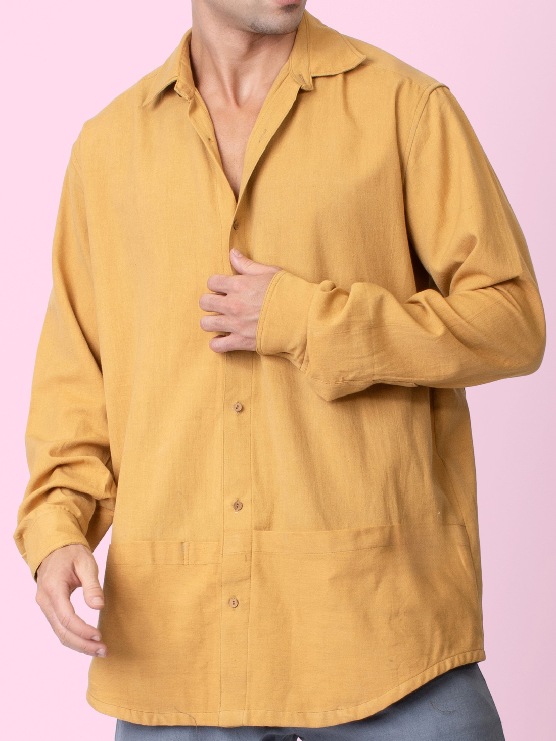 Ceylon - Mustard Functional Shirt
