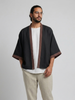 Onyx Upcycled Kimono Jacket