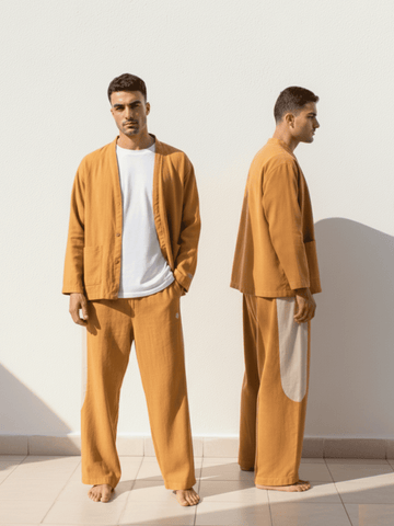 Drip Mustard Co-Ord Set