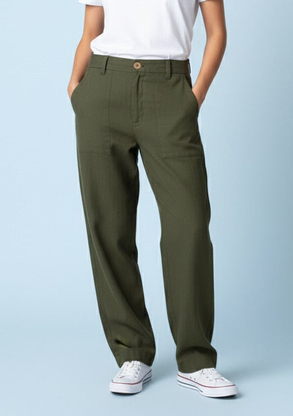 Kura Olive Pants