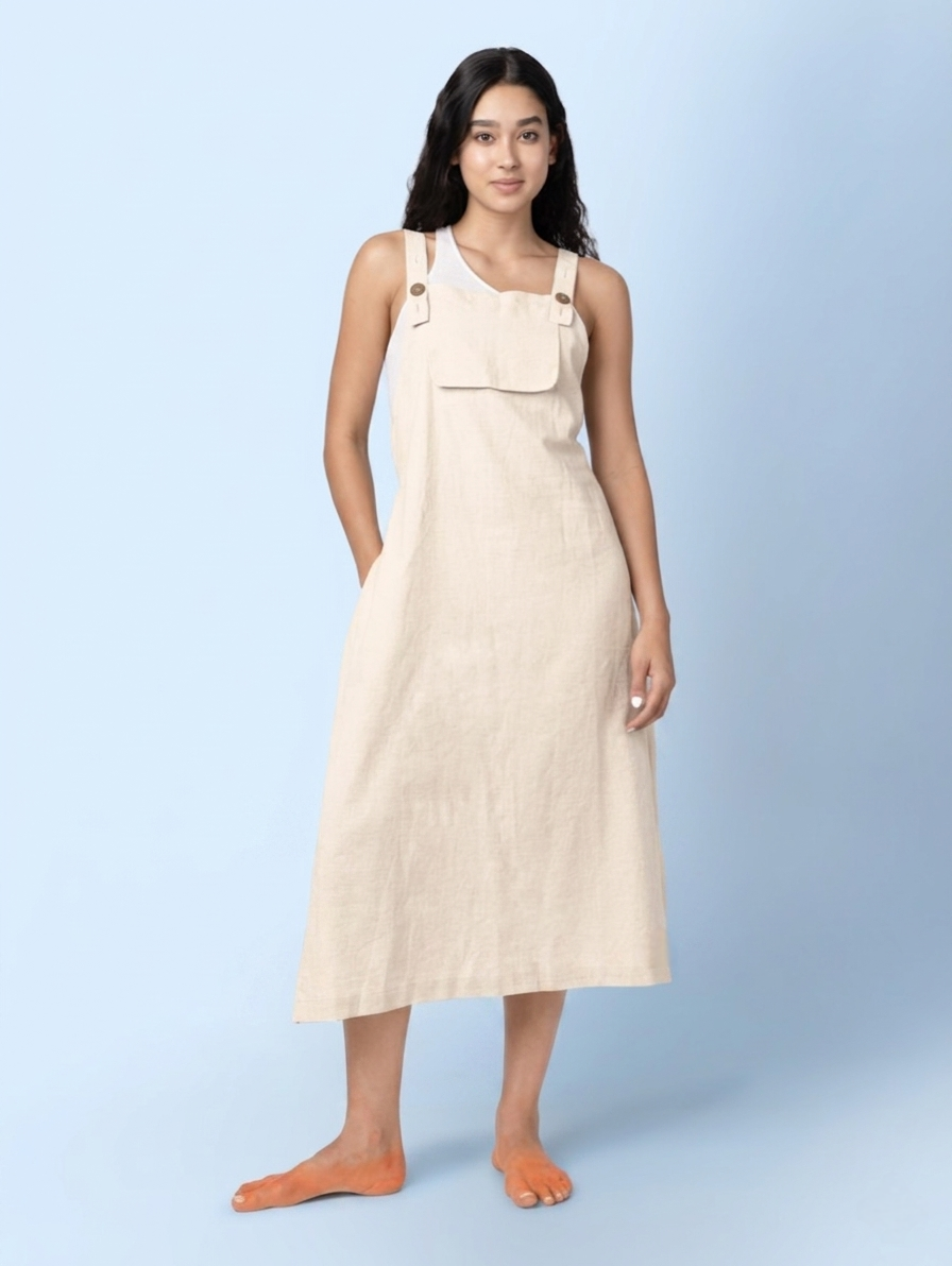 Luma - Dungaree Dress with adjustable straps