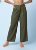 Mars- Olive Pleated Pants