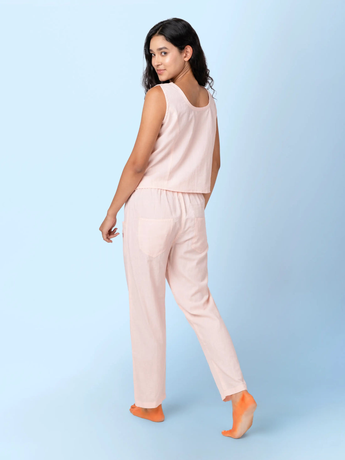 Mati - Pink Casual Outing Pants