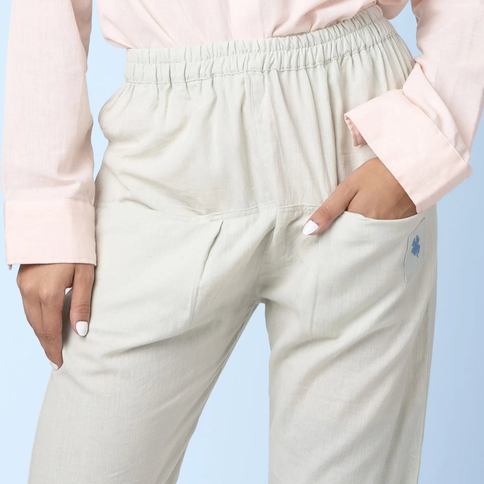 Mati -Green Casual Outing Pants
