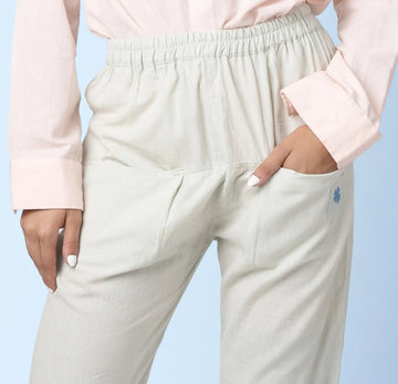 Mati -Green Casual Outing Pants