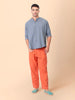 Taube - Grey Shirt with Mandarin collar