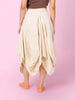 Hary - Beige Draped Harem Skirt