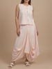 Hary - Pink Draped Harem Skirt